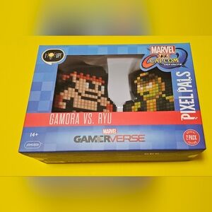 Gamora Vs Ryu Pixel Pals 2-Pack